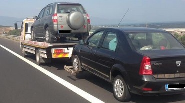 GEMLİK ÇEKİCİ İLE KAZA SONRASI YARDIM